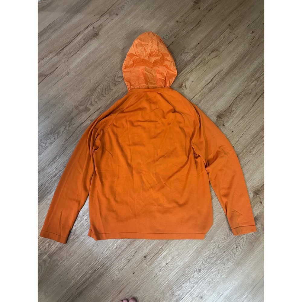 Hermes Blousson Zippe a Capuche Hooded Zip Up orange Jacket men size xl wool - Picture 2 of 6